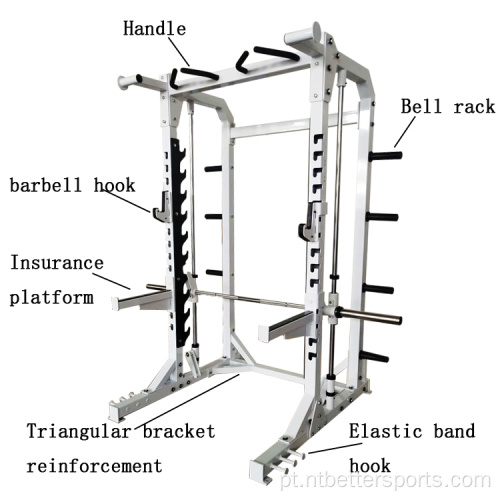 Equipamento de ginástica Equipamento de ginástica gaiola de potência de agachamento multifuncional